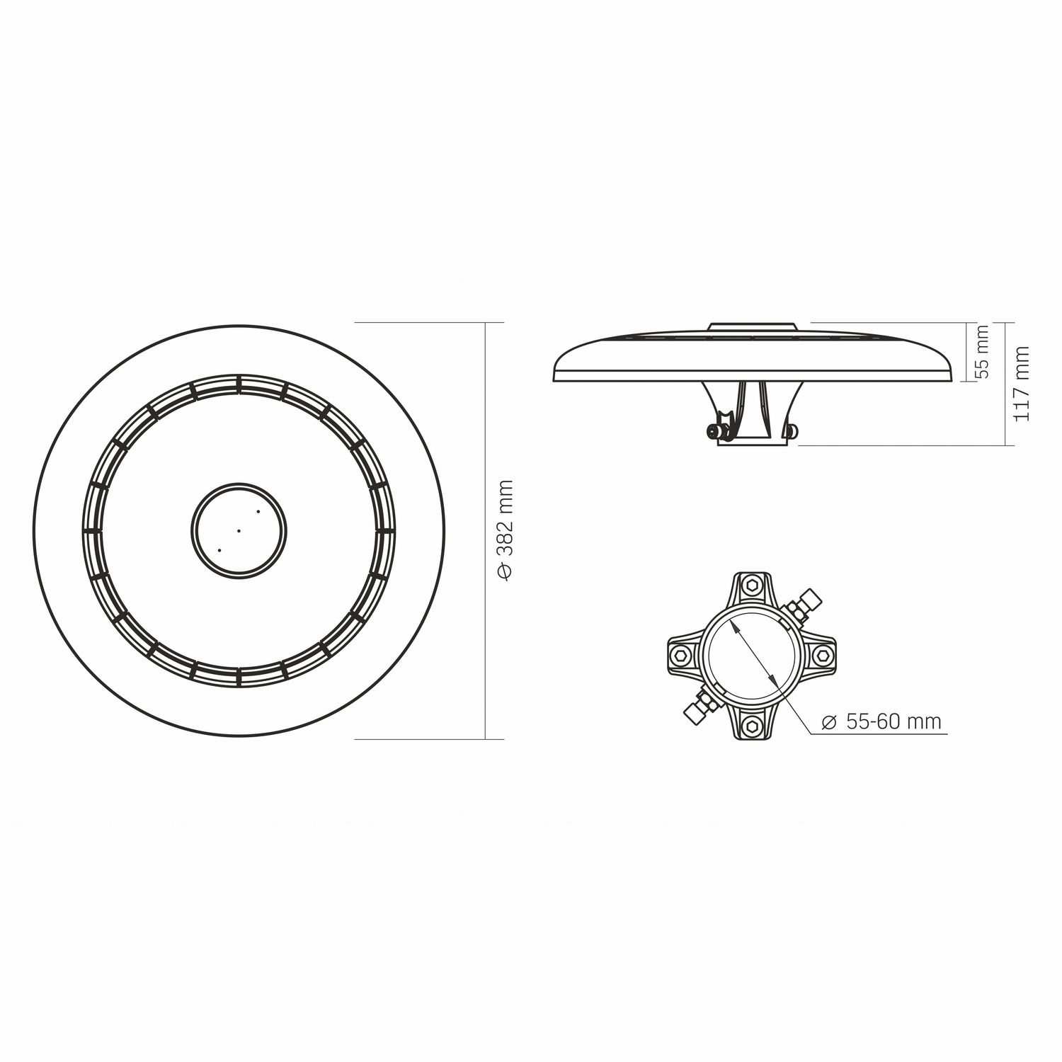 LED Park Light  VL-SLP01-120B IP65 120W 220V