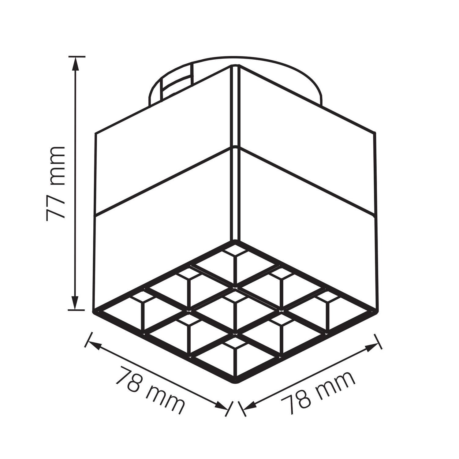 LED-Licht für magnetisches Slim-Track-Lichtsystem VL-TRMS-LE29B Schwarz