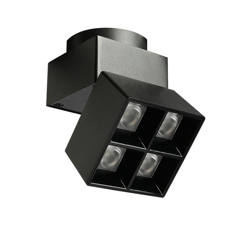 LED-Licht für magnetisches Slim-Track-Lichtsystem VL-TRMS-LE24B Schwarz