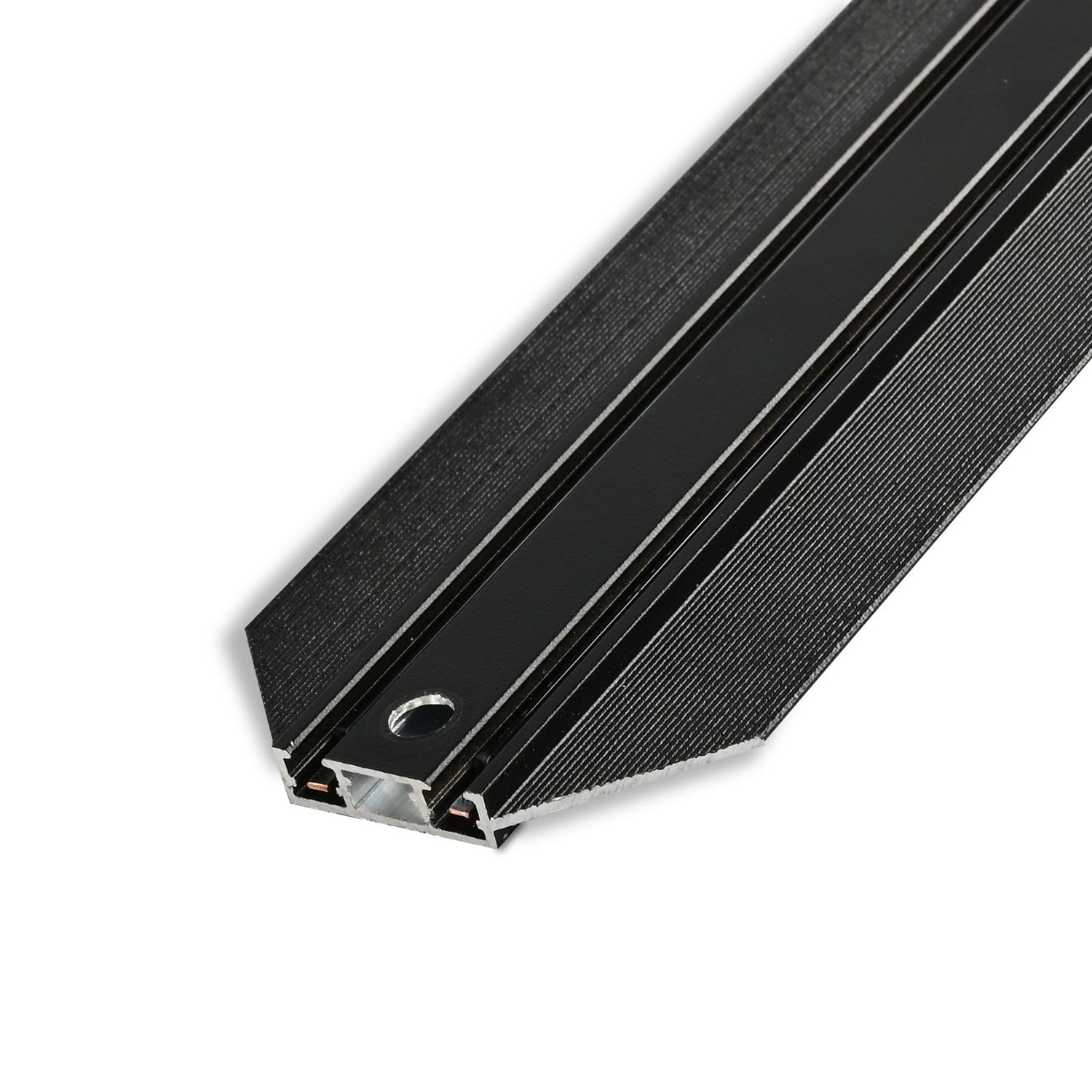 Einbau Stromschiene für magnetisches Slim-Track-Lichtsystem VL-TRMS-FTR20B 2m Schwarz