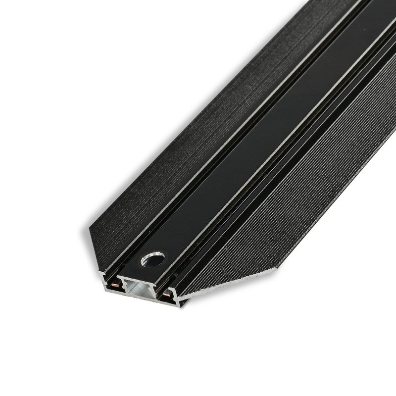 Einbau Stromschiene für magnetisches Slim-Track-Lichtsystem VL-TRMS-FTR20B 2m Schwarz