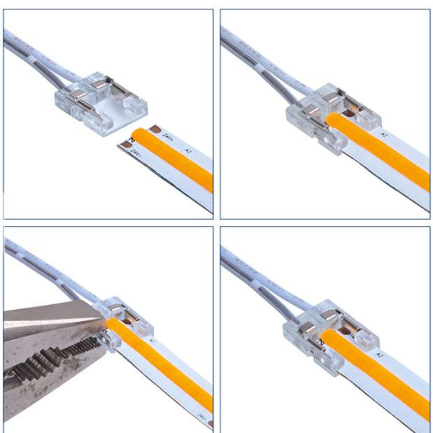 Einspeiser für 8mm COB-Streifen einfarbig
