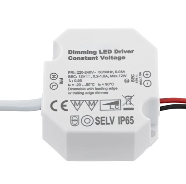 Powerline Netzteil Triac Micro 12W 24VDC 50x48x24mm 0,5A IP65