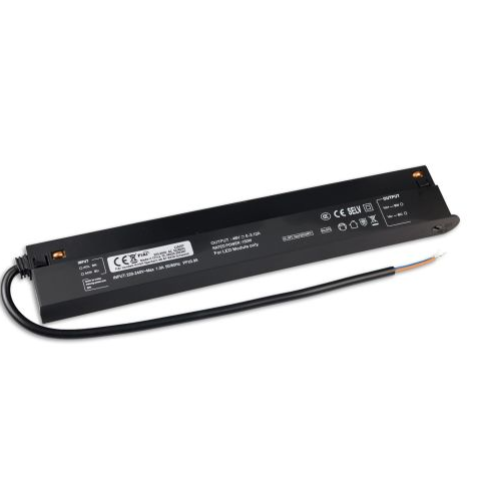 Track48 Inline-Trafo schwarz, 150W, 48V DC
