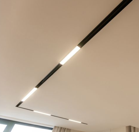 Track48 Linearleuchte 30cm schwarz, 10W, 120°, 48V DC, 3000K,CRI90, Line+
