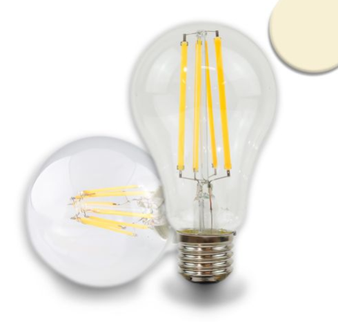 E27 LED Birne A67, 12W, klar, 160 lm/W, warmweiß, dimmbar