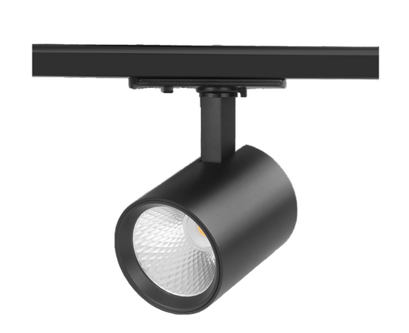 1-PHASEN SCHIENENSPOT | PANDO | 10W | SCHWARZ | CCT SCHALTER
