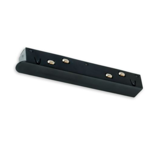 Track48 Linear-Verbinder-Mini, starr, stromführend, schwarz, max. 6A, 4-polig