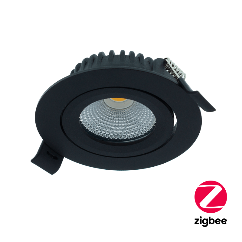 LED-EINBAUSTRAHLER | VARDA | SLIM-FIT | 5W | ZIGBEE3.0 | RGB+CCT | SCHWARZ