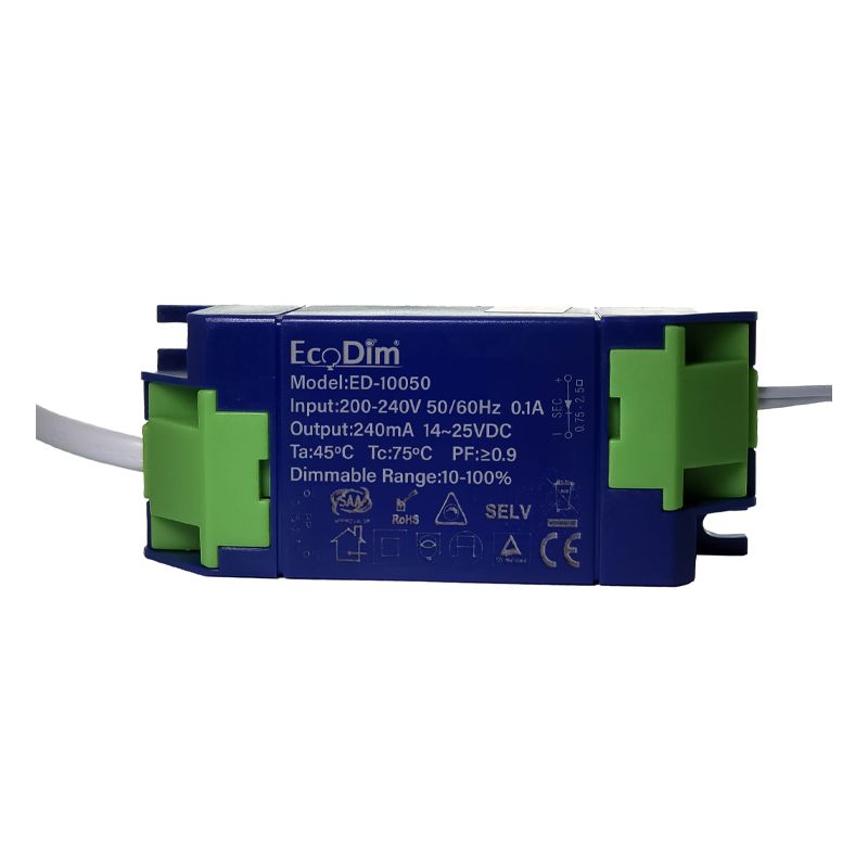 ECODIM ED-10050 | DIMMBARE LED-TREIBER/TRAFO | 1-2 MÖBELSPOTS