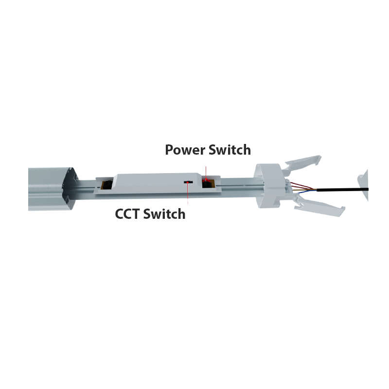 LED TRI-PROOF | LYNN | 36-45-53-62W | 150CM | CCT SWITCH IP65