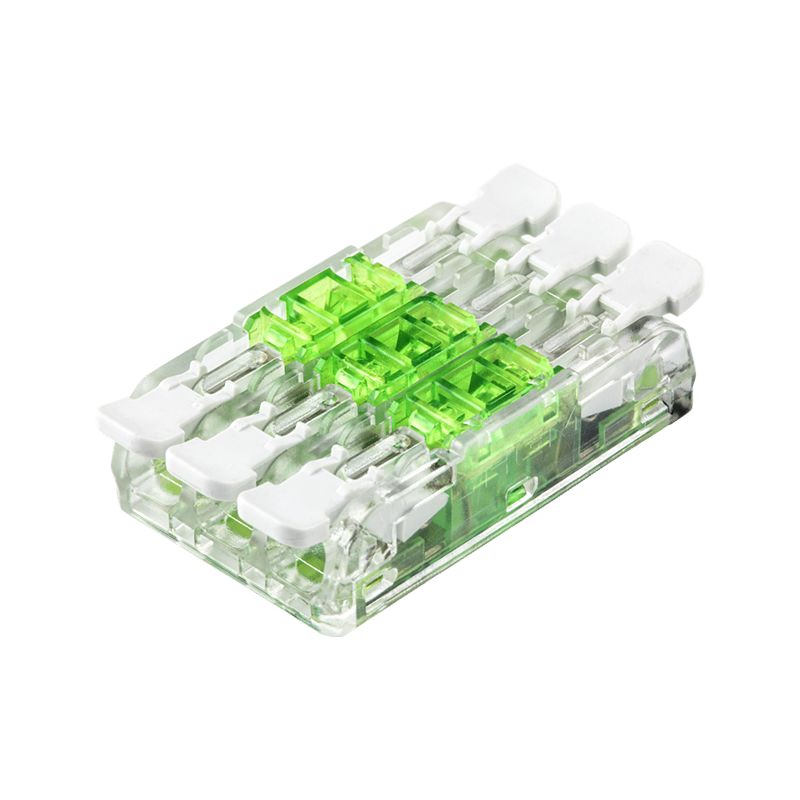 DURCHGANGSKLEMME | UNIVERSAL | 3 DRAHT | 0,2–4,0 mm² | PRO 30 STÜCK