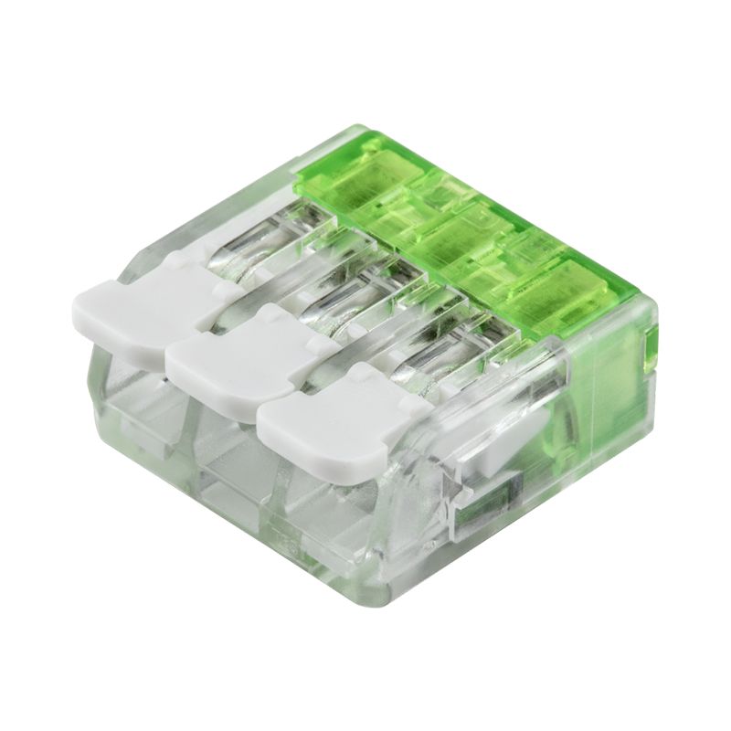 KLEMME | UNIVERSAL | 3 DRÄHTE | 0,2–4,0 mm² | PRO 100 STÜCK