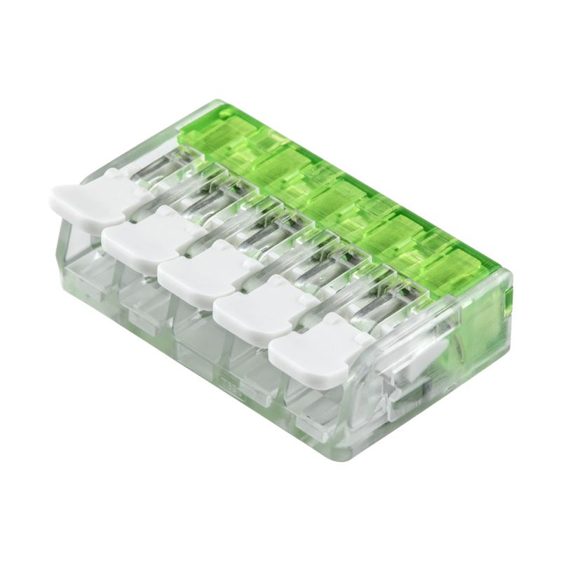 KLEMME | UNIVERSAL | 5 DRÄHTE | 0,2–4,0 mm² | PRO 50 STÜCK