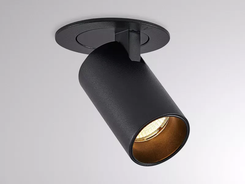 ELIX MINI R EINBAUSTRAHLER SCHWARZ 6W 2700K DALI