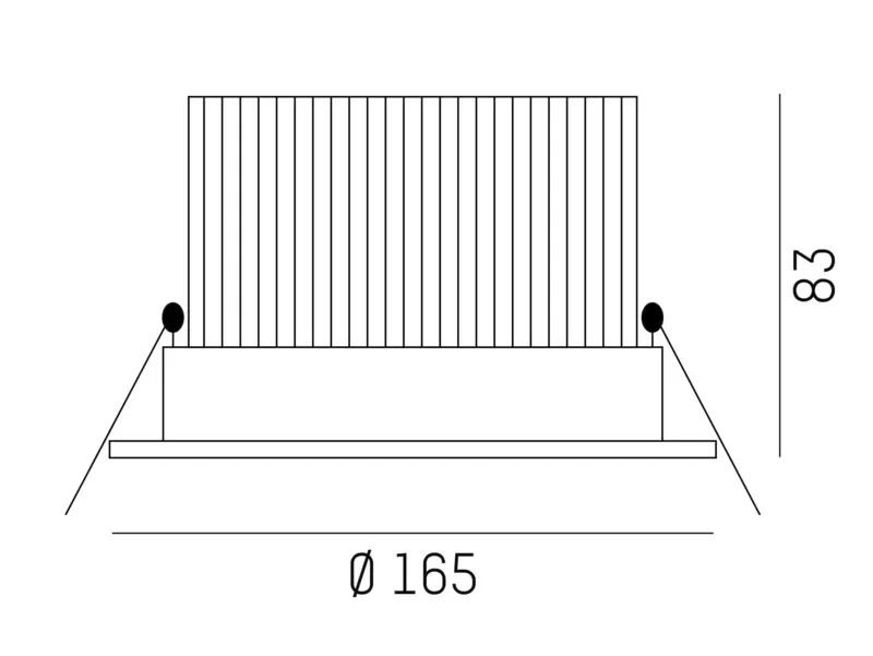 SUNRAY III R EINBAUSTRAHLER WEISS 14W/20W/29W  4000K DALI