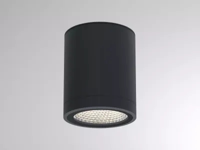 FORIS ROUND SD DECKENAUFBAULEUCHTE ANTHRAZIT 11W 2700/3000K