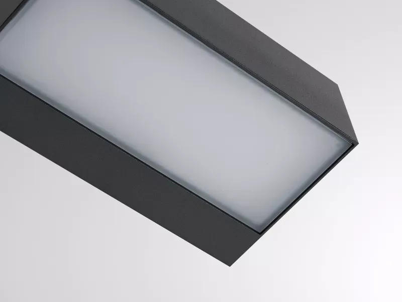 PARE W WANDAUFBAULEUCHTE ANTHRAZIT 12W 3000K