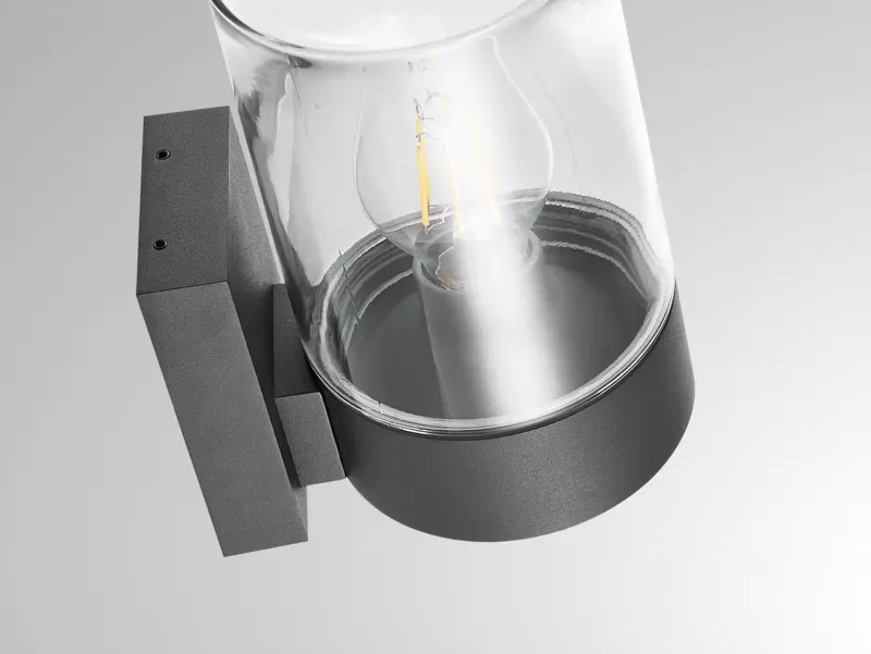 WILLIAM W WANDAUFBAULEUCHTE ANTHRAZIT / TRANSPARENT