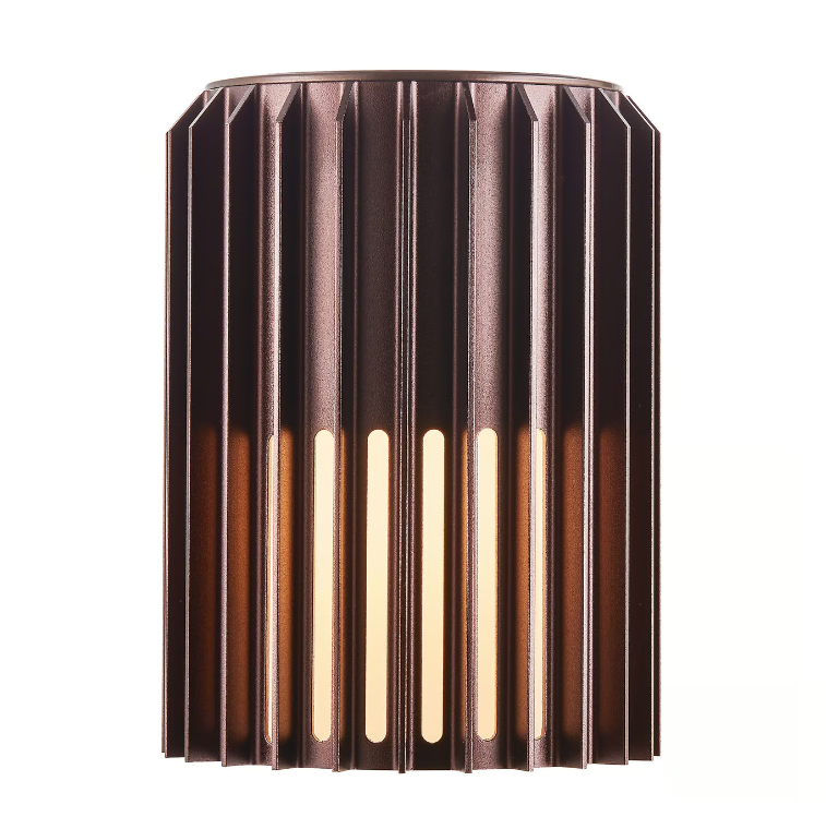 Aludra Wandleuchte Seaside metallisch braun E27 IP54