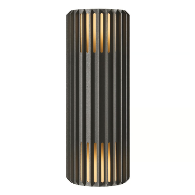 Aludra Double Wandleuchte Seaside antracit 2xE27 IP54