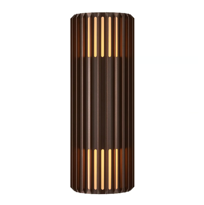 Aludra Double Wandleuchte Seaside metallisch braun 2xE27 IP54