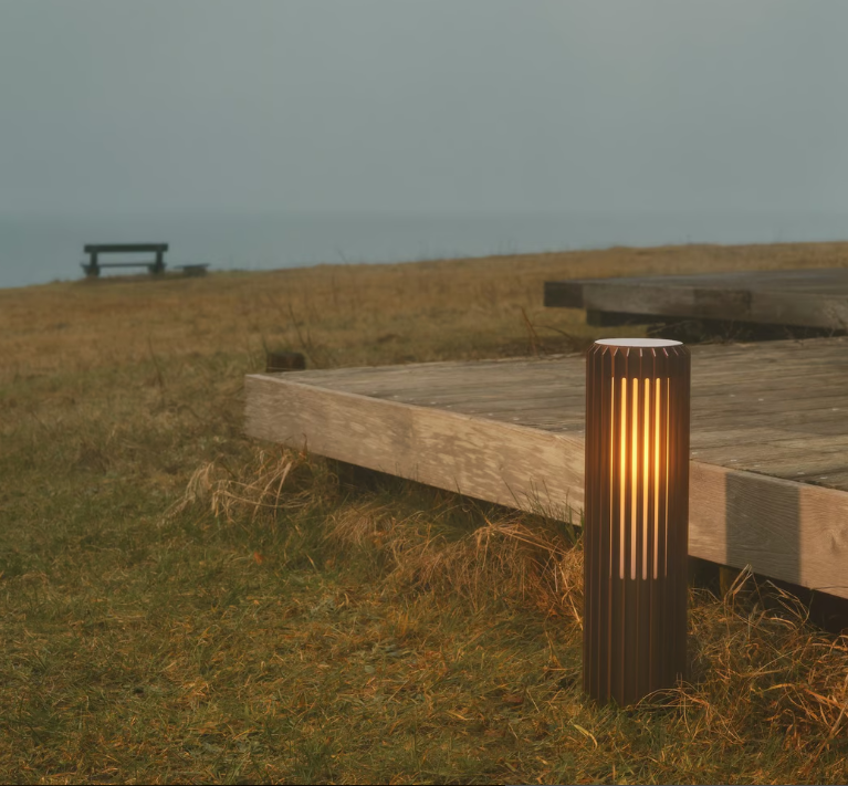 Aludra 45 Pollerleuchte Seaside metallisch braun E27 IP54