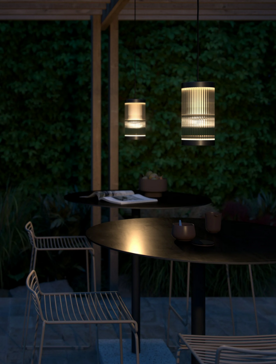 Coupar Outdoor Pendelleuchte Schwarz E27 IP33