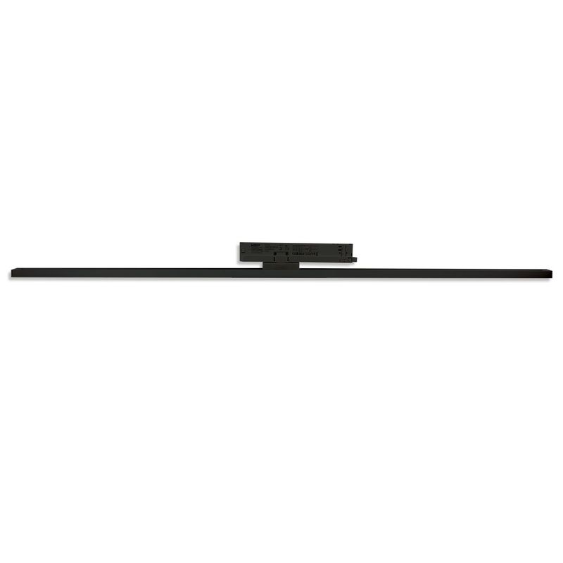 3-PH Linearleuchte prismatisch, 120cm, 42-56W, schwarz, 3000|3500|4000K, CRI90