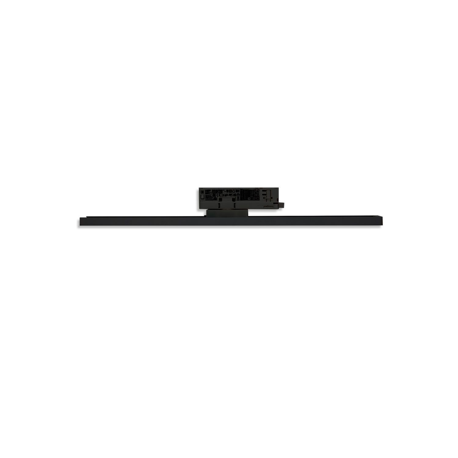 3-PH Linearleuchte prismatisch, 60cm, 32W, schwarz, 3000|3500|4000K, CRI90, dimmbar