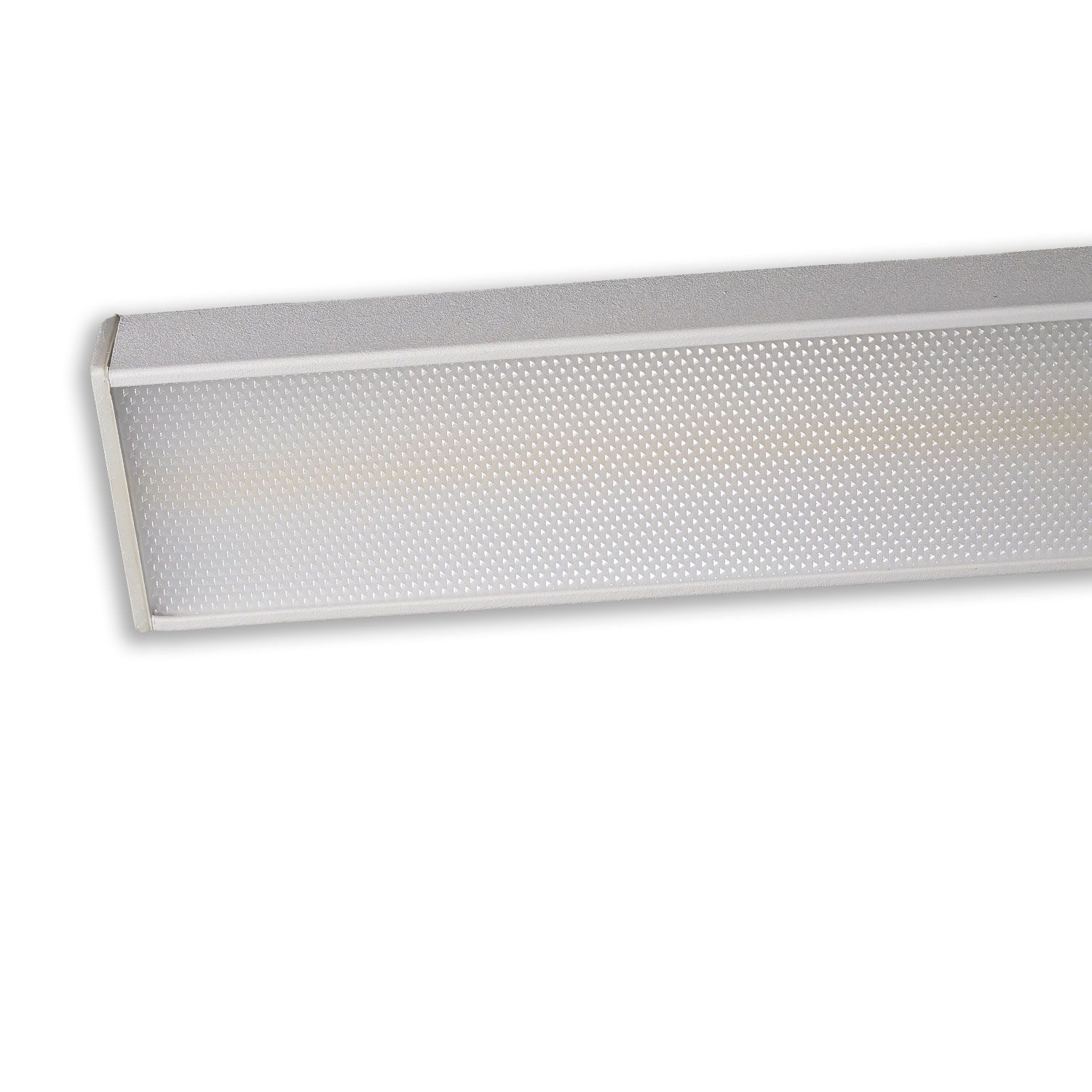 3-PH Linearleuchte prismatisch, 120cm, 40W, weiß, 3000|3500|4000K, CRI90, DALI dimmbar.