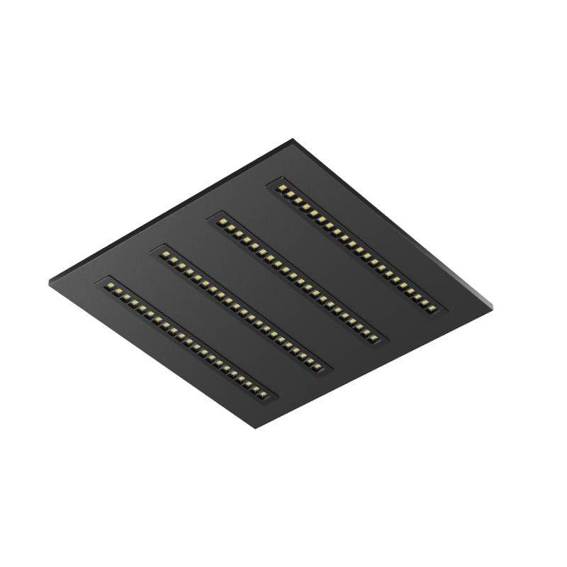 LED LOUVRE PANEEL | NOVA | 60X60CM | 36W | SCHWARZ | CCT-SCHALTER