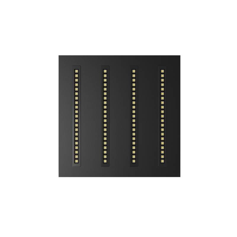 LED LOUVRE PANEEL | NOVA | 60X60CM | 36W | SCHWARZ | CCT-SCHALTER