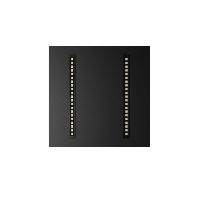 LED LOUVRE PANEEL | KASTRA | 60X60CM | 36W | SCHWARZ | CCT-SCHALTER