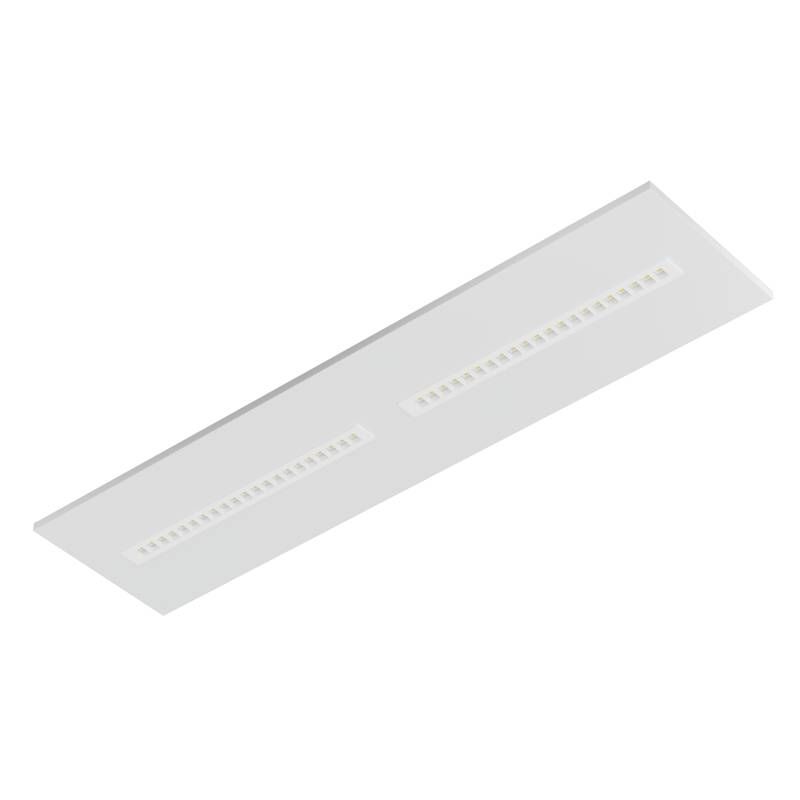 LED LOUVRE PANEEL | KASTRA | 120X30CM | 36W | WEISS | CCT-SCHALTER