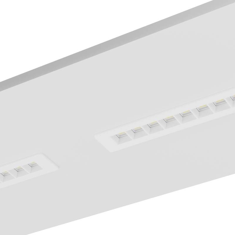 LED LOUVRE PANEEL | KASTRA | 120X30CM | 36W | WEISS | CCT-SCHALTER
