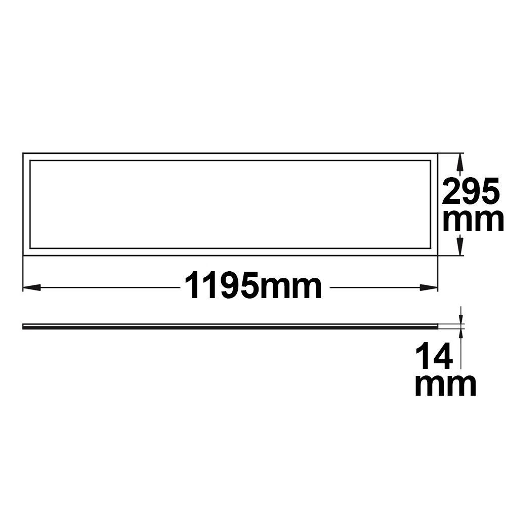 LED Office Hängeleuchte Up&amp;Down, 20W+20W, 30x120cm, weiß, UGR&lt;19, 4000K, DALI dimmbar
