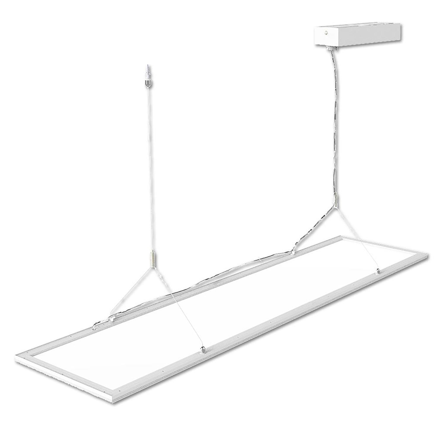 LED Office Hängeleuchte Up&amp;Down, 20W+20W, 30x120cm, weiß, UGR&lt;19, 4000K, DALI dimmbar