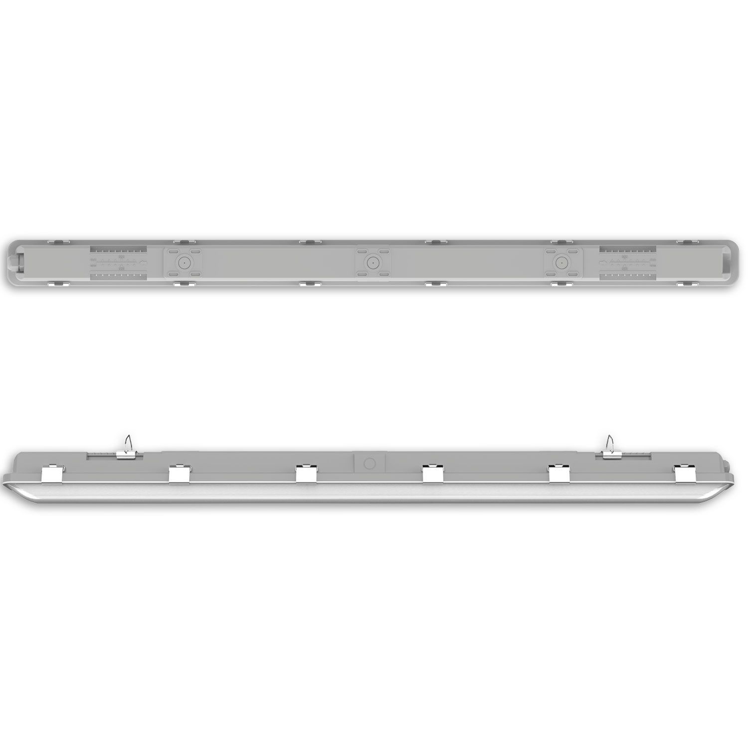 LED Wannenleuchte SL 150cm, IP66, PowerSwitch 36-57W, 140lm/W, 4000K