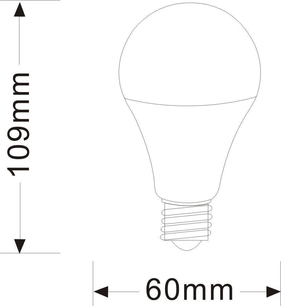 LED LAMPE E27 11W 6500K