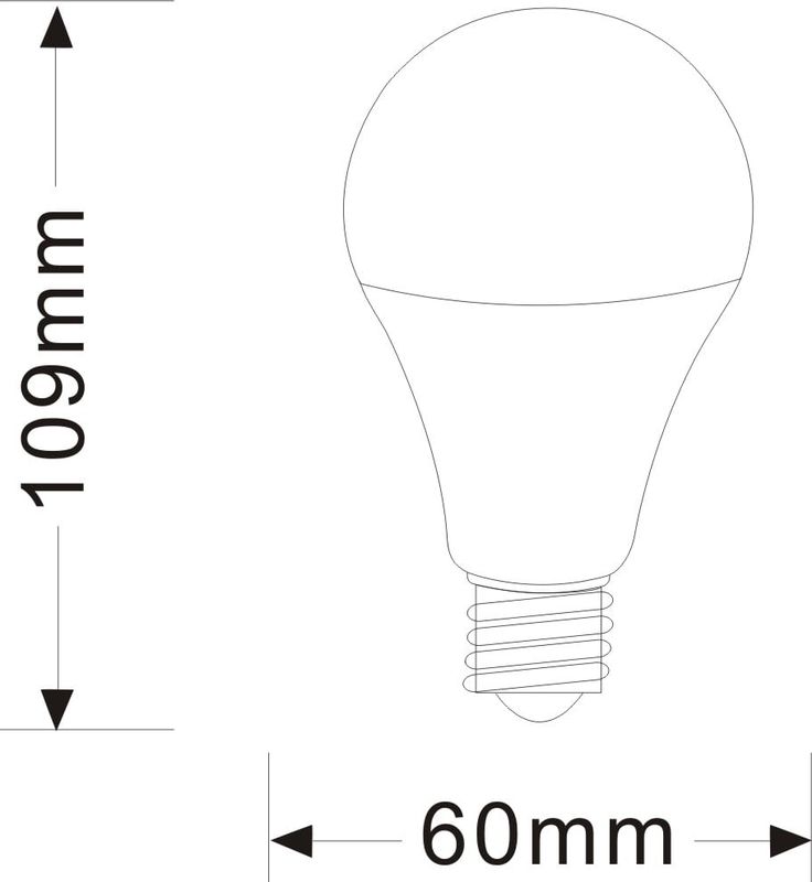 LED LAMPE E27 11W 6500K