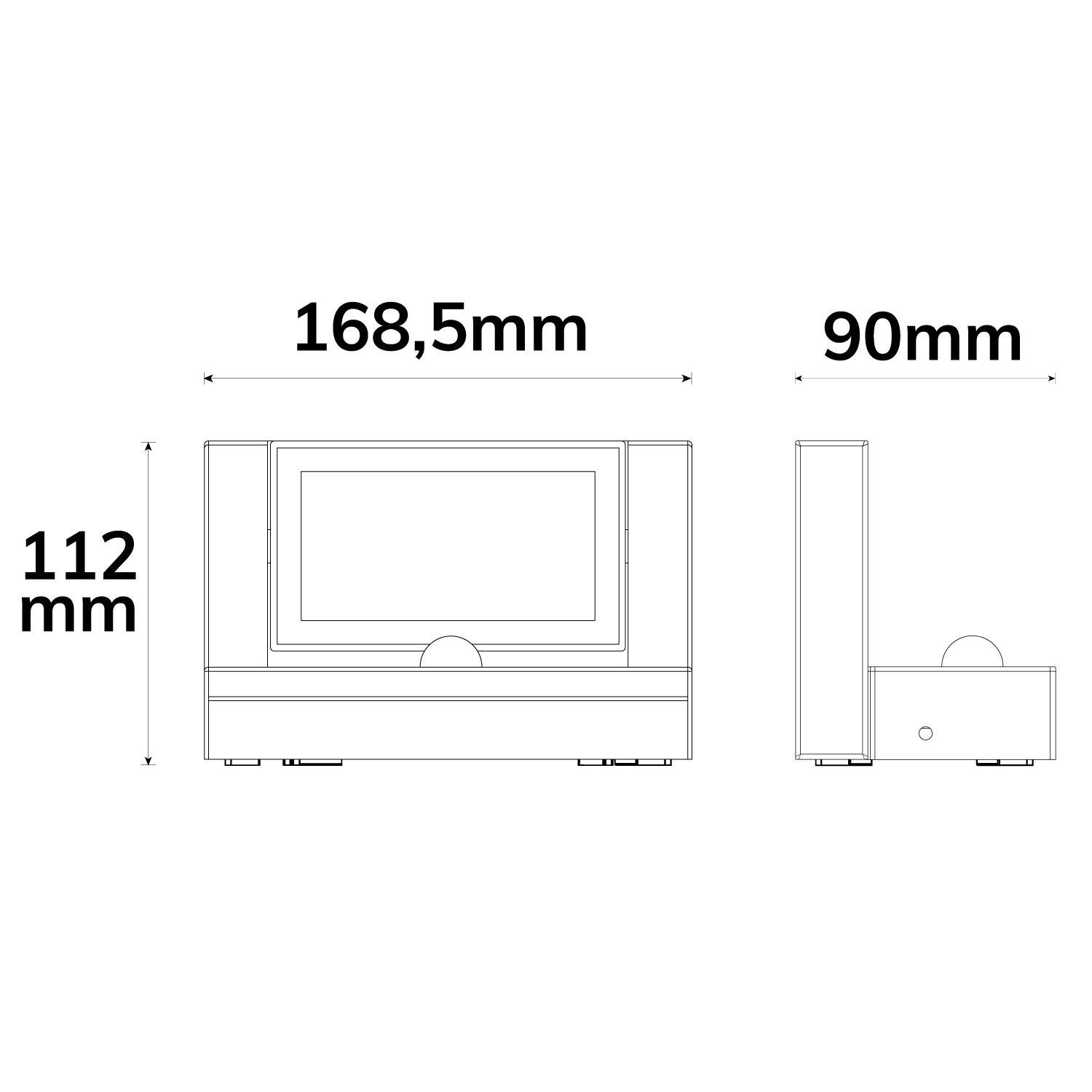 LED Wandleuchte mit einstellbarem PIR Bewegungs-/Helligkeitssensor, 12W, IP65, schwenkbar, warmweiß