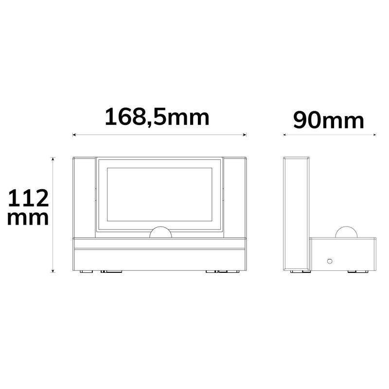 LED Wandleuchte mit einstellbarem PIR Bewegungs-/Helligkeitssensor, 12W, IP65, schwenkbar, warmweiß