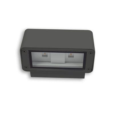 LED Wandleuchte Up&amp;Down 4x3W CREE, IP54, anthrazit, warmweiß