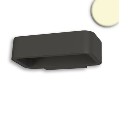 LED Wandleuchte Up&amp;Down 1x7W CREE, IP54, anthrazit, warmweiß