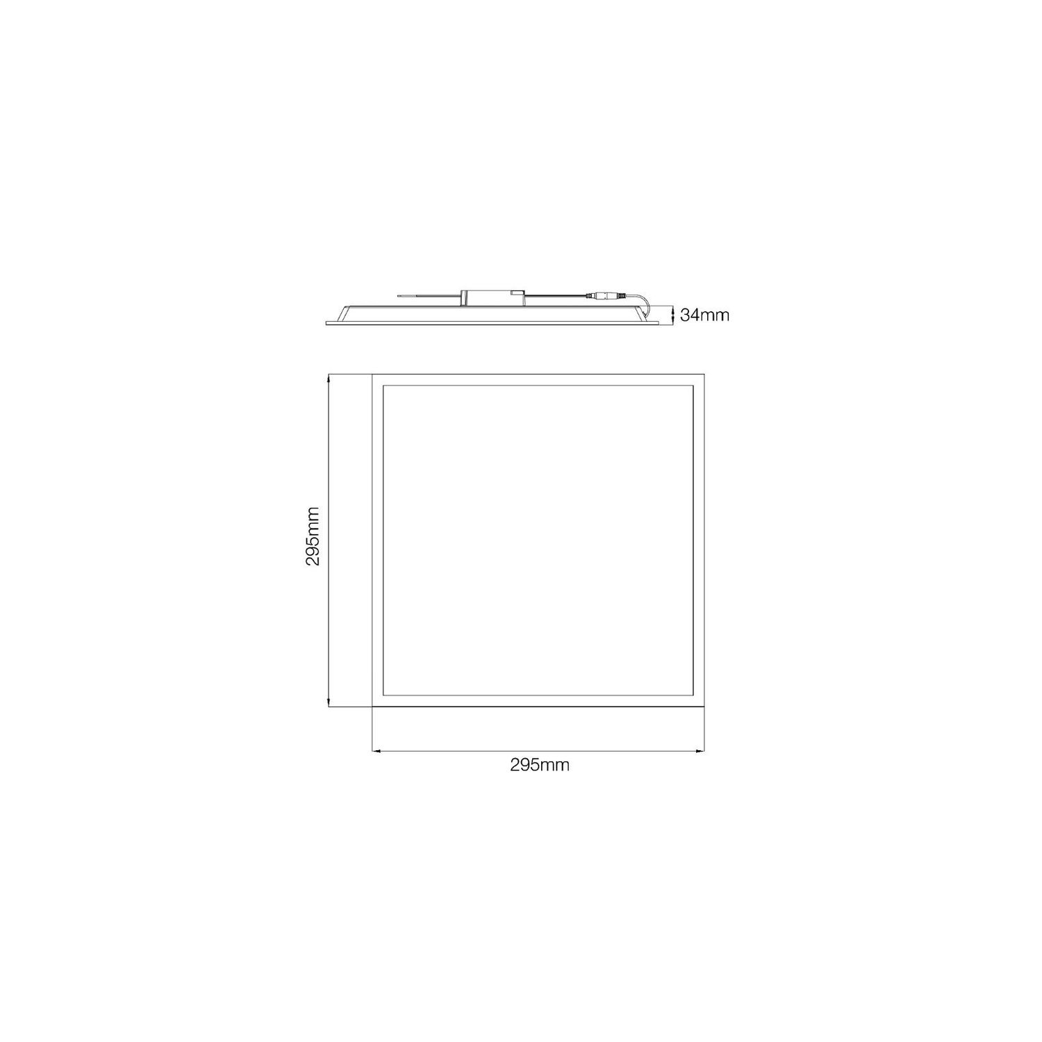 LED Panel  V4.0 13W 1560lm - 830-840-865 CCT | 30x30cm
