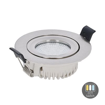 LED-EINBAUSTRAHLER | VARDA | SLIM-FIT | 6W | DIM | SILBER | CCT-SWITCH