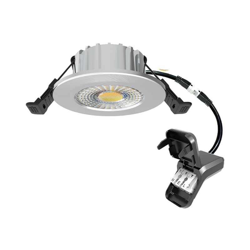 LED-EINBAUSTRAHLER | HUGO | 6W | DIM | SILBER | CCT-SWITCH | IP65