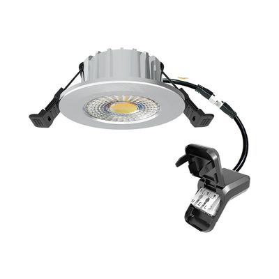 LED-EINBAUSTRAHLER | 6W | DIM | SILBER | CCT-SWITCH | IP65