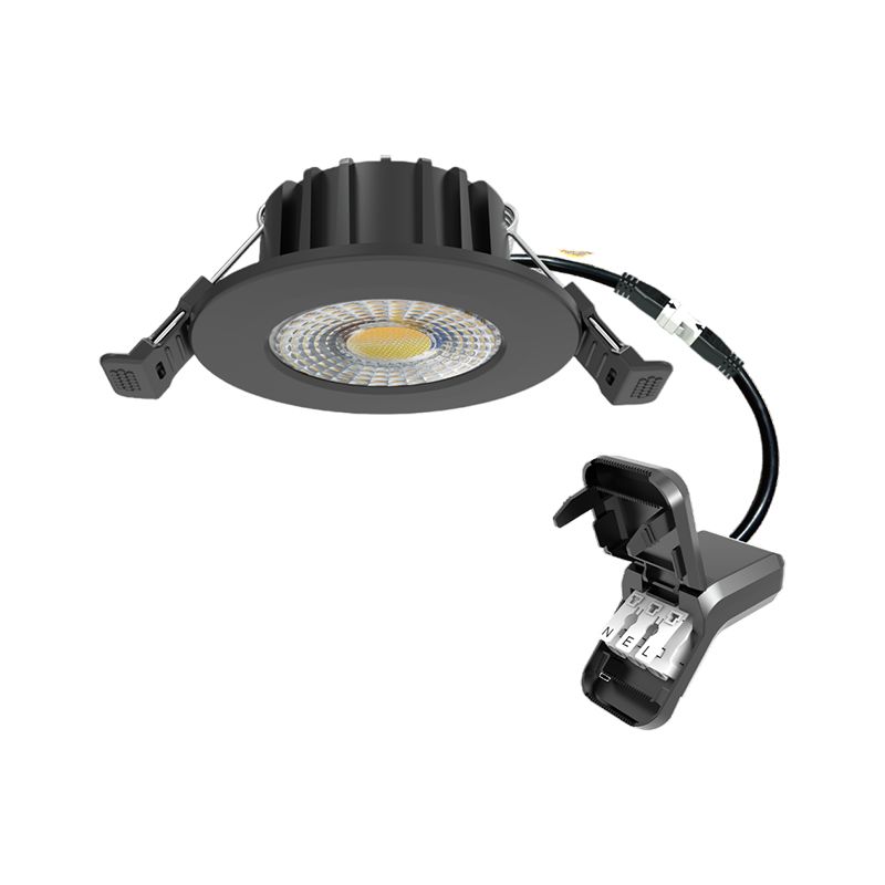 LED-EINBAUSTRAHLER | HUGO | 6W | DIM | SCHWARZ | CCT-SWITCH | IP65